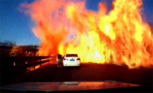 Una autopista en China se convierte en un “infierno”